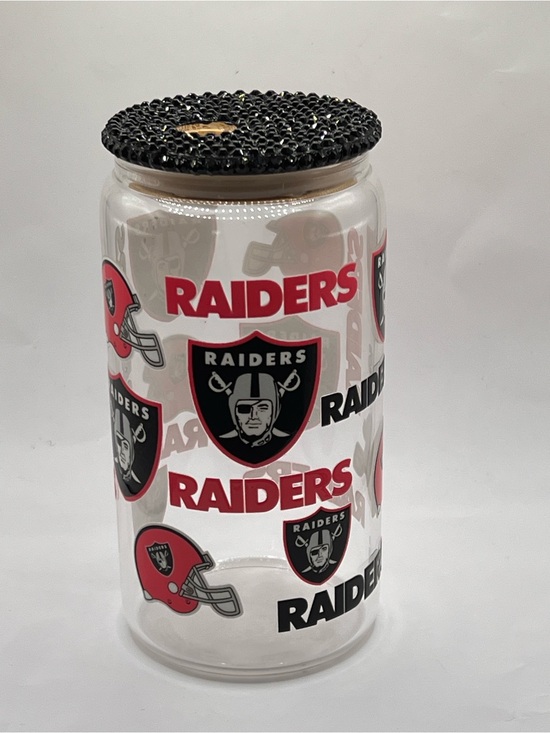 Riders by Lee Other - Riders by Lee Clear Logo Glass Canister with Black Jeweled Lid
